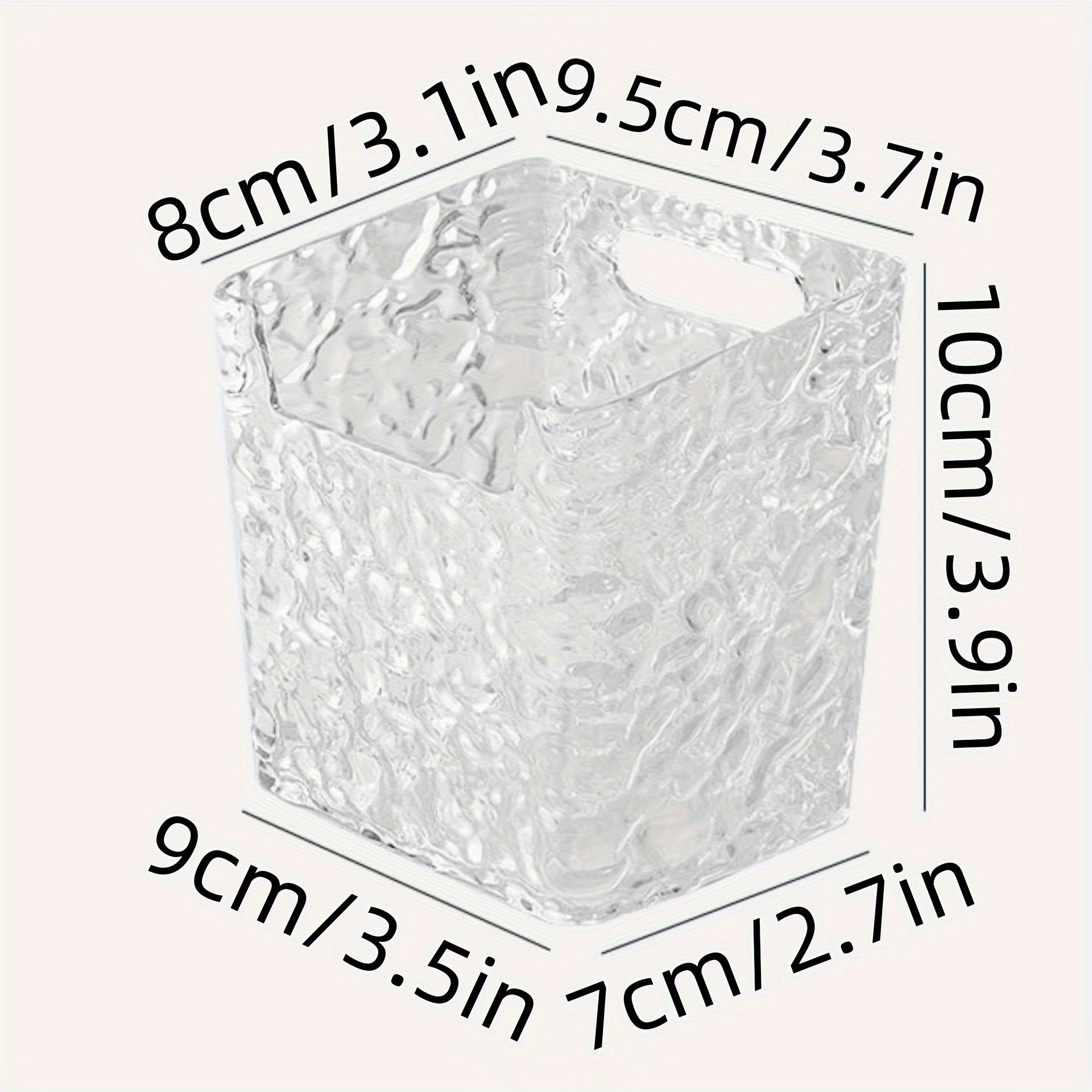 Transparent Glacier Texture Wall-mounted Storage Box with Pink Bow Design - Perfect for Toothpaste, Toothbrushes and Cosmetics - Stylish Bathroom Accessories, Bathroom Storage and Storage, AYQW, Shelf, Shelves