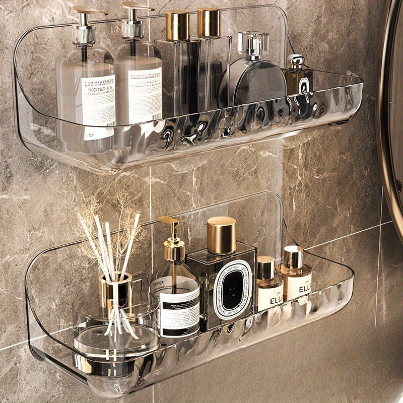 Easy-Install Acrylic Wall Shelf - No Drilling Required - for RV Bathroom - Perfect for Bathroom & Cosmetic Organization - for New Year, Valentine'S Day, Easter RV Showers