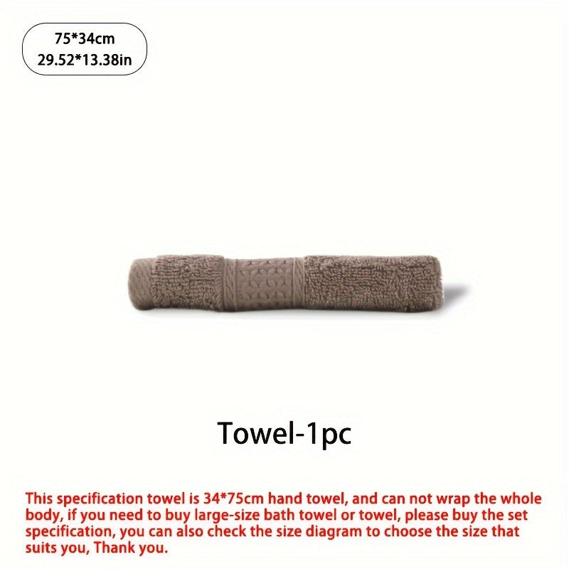 Set of Three Or Six Soft, Absorbent Cotton Towels And Bath Towels.