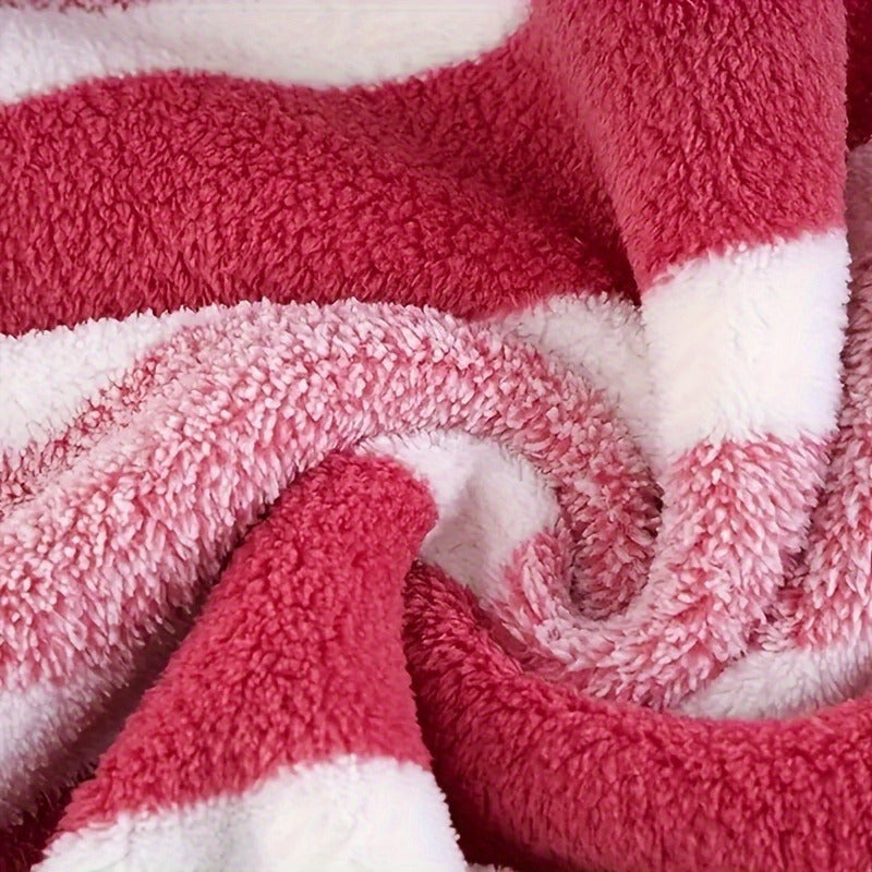1pc Super Soft Microfiber Quick-Dry Towel - 200 GSM 100% Polyester, Ultra Absorbent & Lightweight for Home, Travel, Pool - Machine Washable, Multiple Colors (Striped & Solid), Home Bathroom Essentials | Plush Texture | Durable Bath Linens, Bath Towels