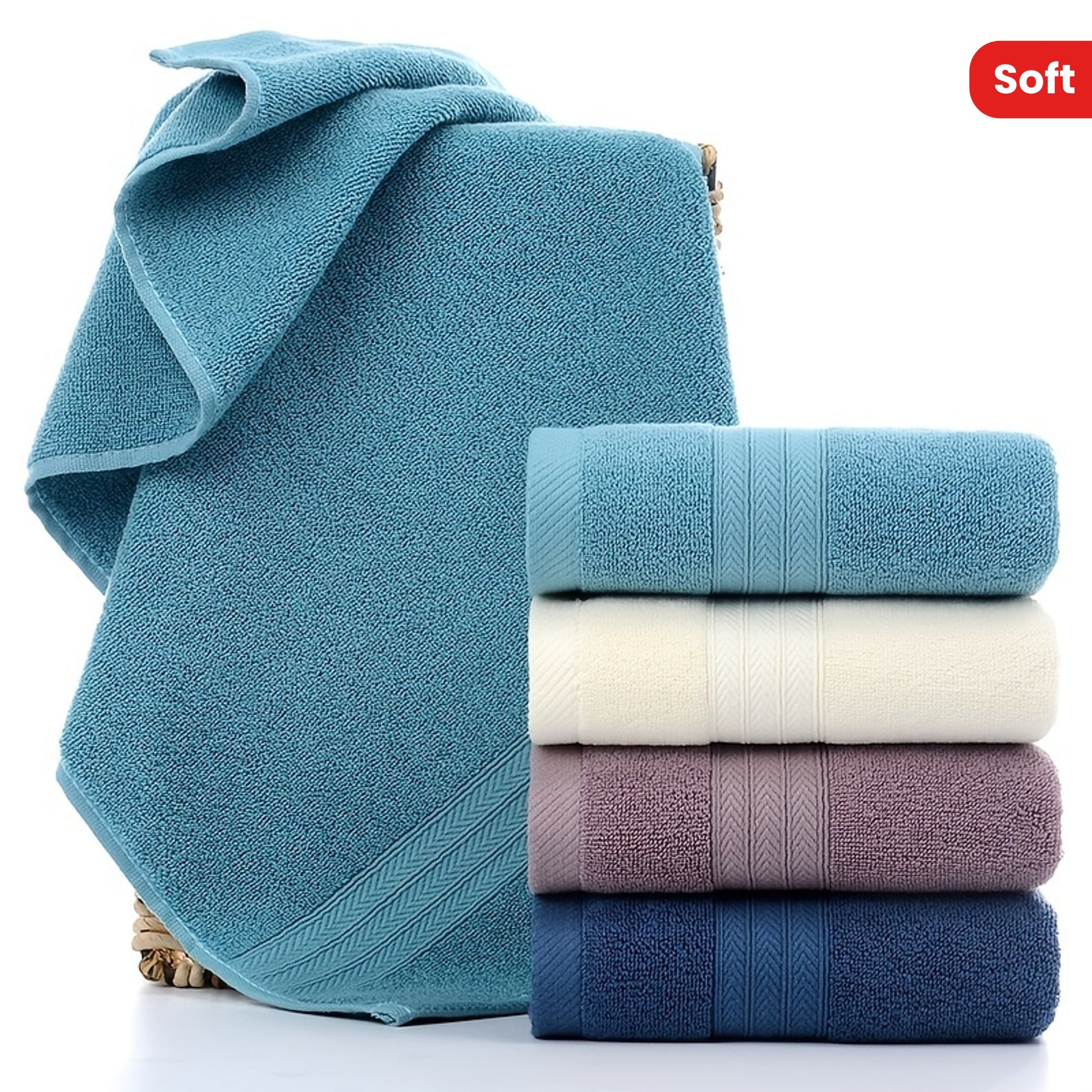Ultra Absorbent & Soft Towel, For Bath, Hand, Face, Gym And Spa