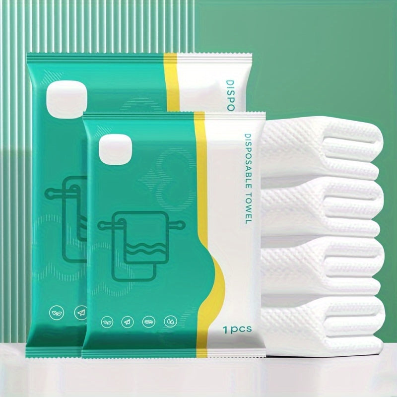 1pc Portable Disposable Bath Towels, With 3 Different Sizes, Larger And Thicker, Individually Packaged, Comfortable For Bathing, Highly Absorbent, Suitable For Business Trips, Families, Gyms, Offices, Vacations, And Camping,Travel Essentials